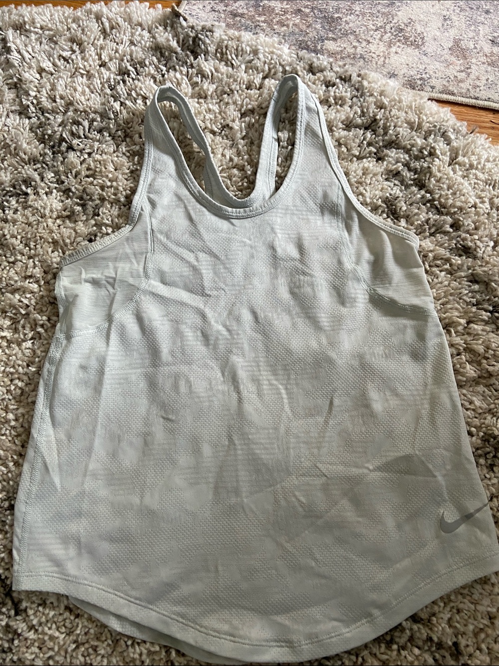 Nike Women's Light blue Racerback Performance Tank